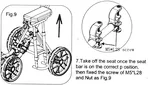 Removable seat for CaddyLite 11.5 series Golf Push Cart